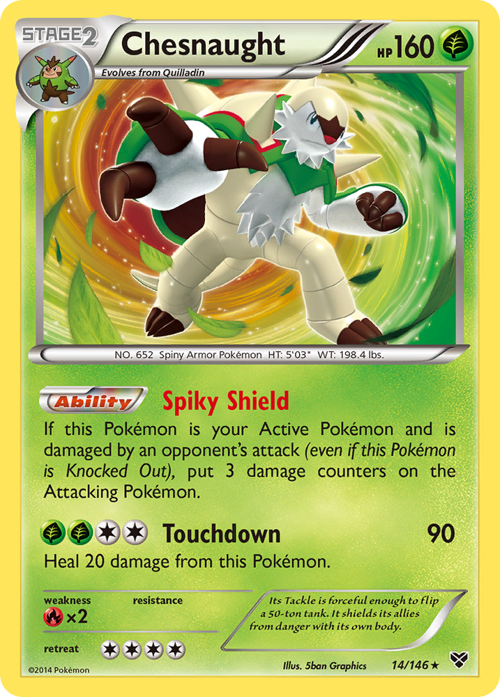 Chesnaught (14/146) [XY: Base Set] Pokémon