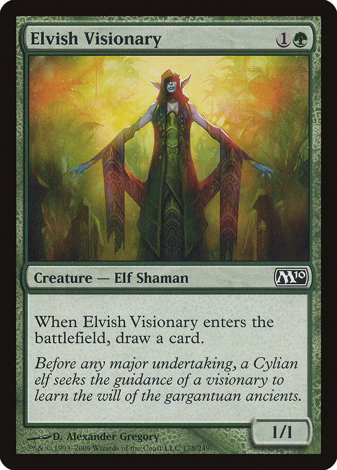 Elvish Visionary [Magic 2010] Magic: The Gathering