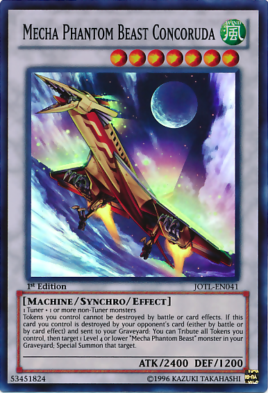 Mecha Phantom Beast Concoruda [JOTL-EN041] Super Rare Yu-Gi-Oh!