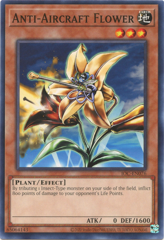 Anti-Aircraft Flower (25th Anniversary) [IOC-EN076] Common Yu-Gi-Oh!