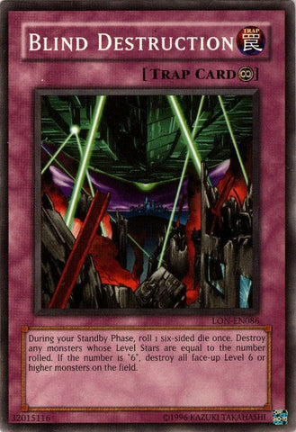Blind Destruction [LON-EN086] Common Yu-Gi-Oh!