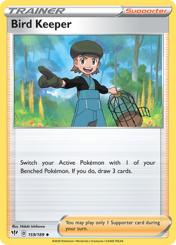 Bird Keeper (159/189) [Sword & Shield: Darkness Ablaze] Pokémon