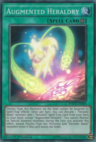 Augmented Heraldry [WSUP-EN005] Super Rare Yu-Gi-Oh!