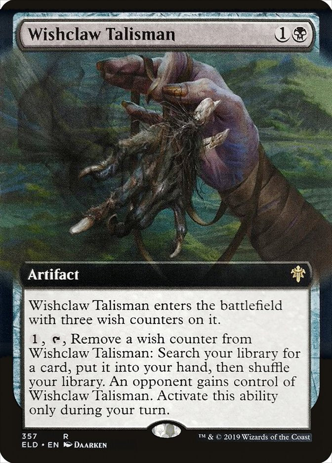Wishclaw Talisman (Extended Art) [Throne of Eldraine] Magic: The Gathering