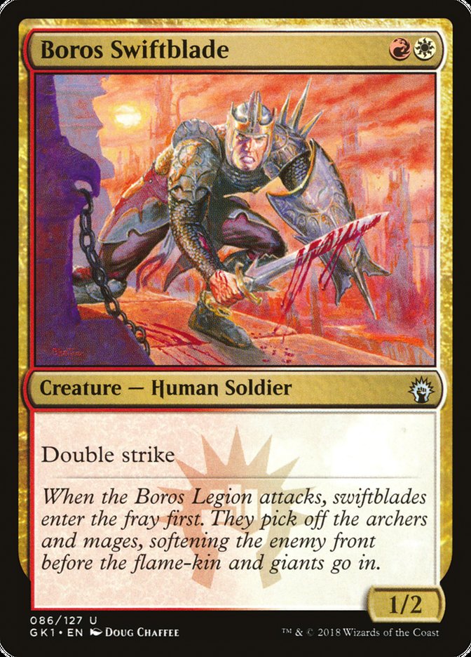 Boros Swiftblade [Guilds of Ravnica Guild Kit] Magic: The Gathering