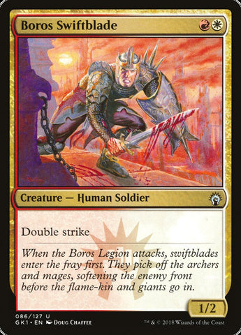Boros Swiftblade [Guilds of Ravnica Guild Kit] Magic: The Gathering