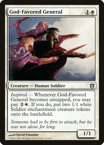 God-Favored General [Born of the Gods] Magic: The Gathering