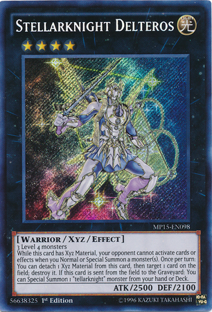 Stellarknight Delteros [MP15-EN098] Secret Rare Yu-Gi-Oh!