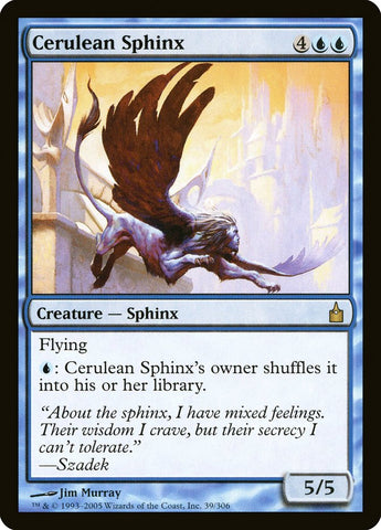 Cerulean Sphinx [Ravnica: City of Guilds] Magic: The Gathering