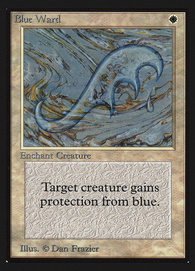 Blue Ward [International Collectors' Edition] Magic: The Gathering