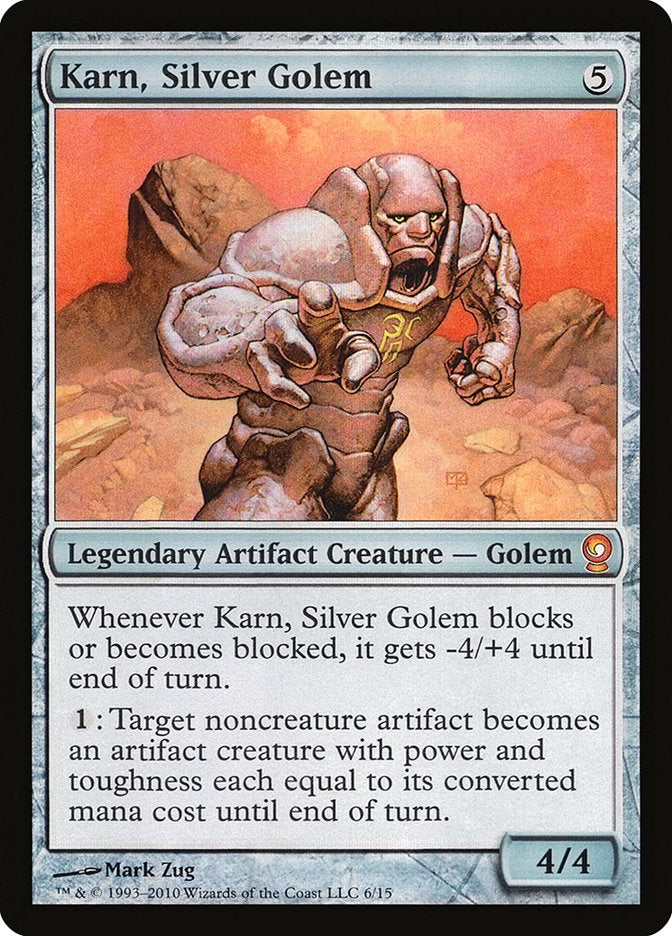 Karn, Silver Golem [From the Vault: Relics] Magic: The Gathering