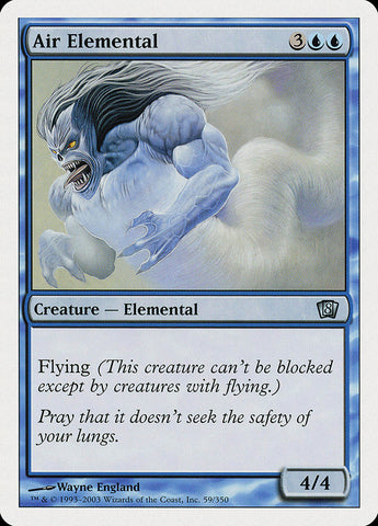 Air Elemental [Eighth Edition] Magic: The Gathering