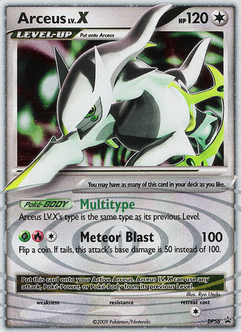 Arceus LV.X (DP56) [Diamond & Pearl: Black Star Promos] Pokémon