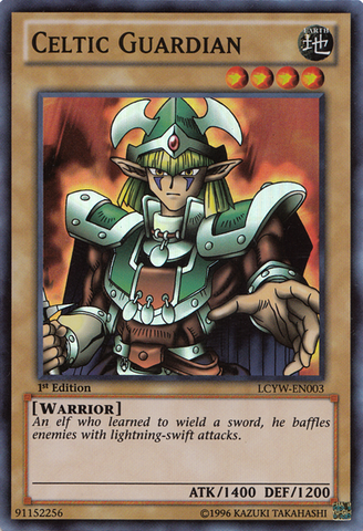 Celtic Guardian [LCYW-EN003] Super Rare Yu-Gi-Oh!
