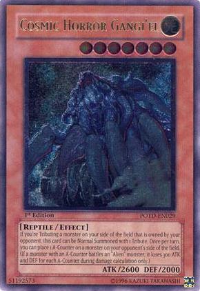 Cosmic Horror Gangi'el [POTD-EN029] Ultimate Rare Yu-Gi-Oh!