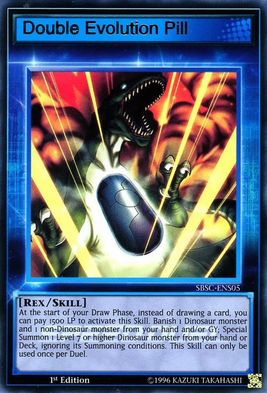 Double Evolution Pill [SBSC-ENS05] Ultra Rare Yu-Gi-Oh!