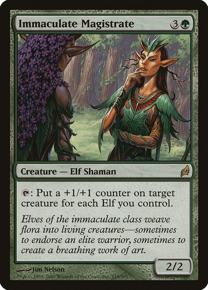 Immaculate Magistrate [Lorwyn] Magic: The Gathering
