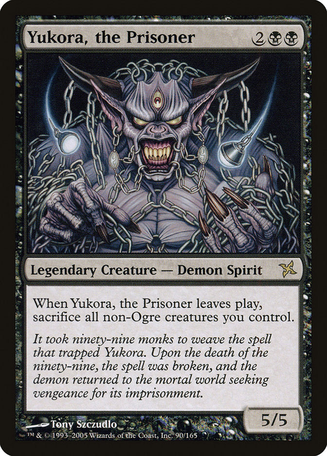 Yukora, the Prisoner [Betrayers of Kamigawa] Magic: The Gathering