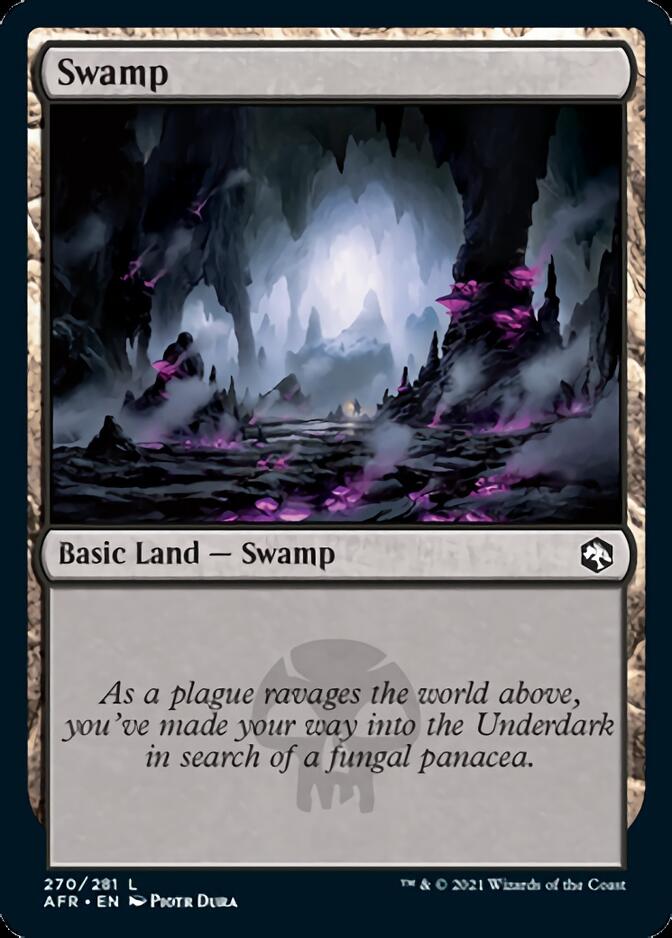 Swamp (270) [Dungeons & Dragons: Adventures in the Forgotten Realms] Magic: The Gathering