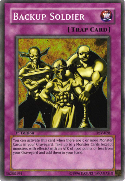 Backup Soldier [PSV-028] Super Rare Yu-Gi-Oh!