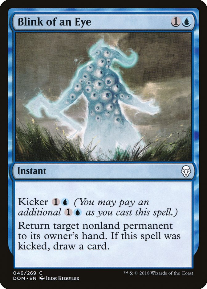 Blink of an Eye [Dominaria] Magic: The Gathering