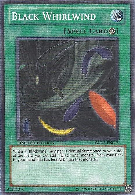 Black Whirlwind [GLD3-EN045] Common Yu-Gi-Oh!