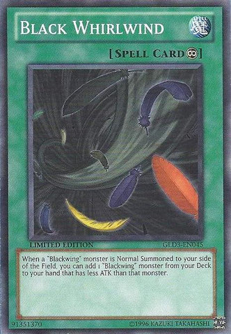 Black Whirlwind [GLD3-EN045] Common Yu-Gi-Oh!