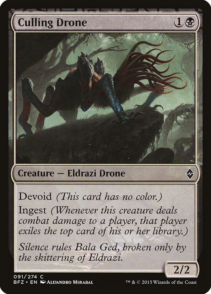 Culling Drone [Battle for Zendikar] Magic: The Gathering