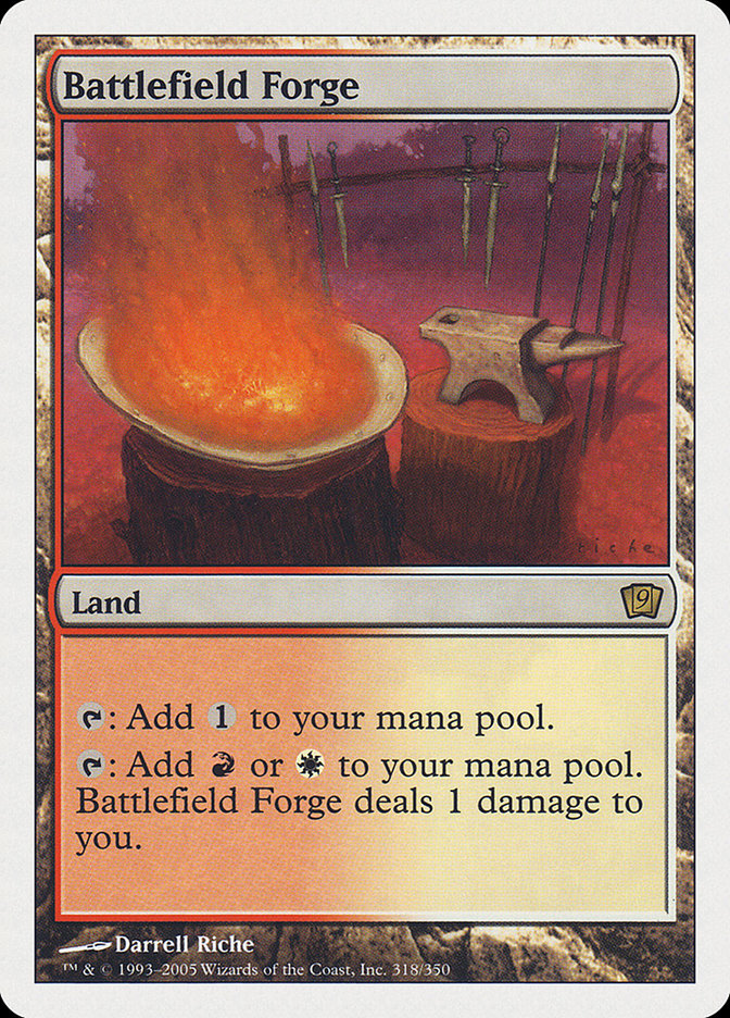 Battlefield Forge [Ninth Edition] Magic: The Gathering