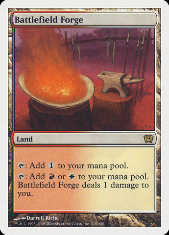 Battlefield Forge [Ninth Edition] Magic: The Gathering