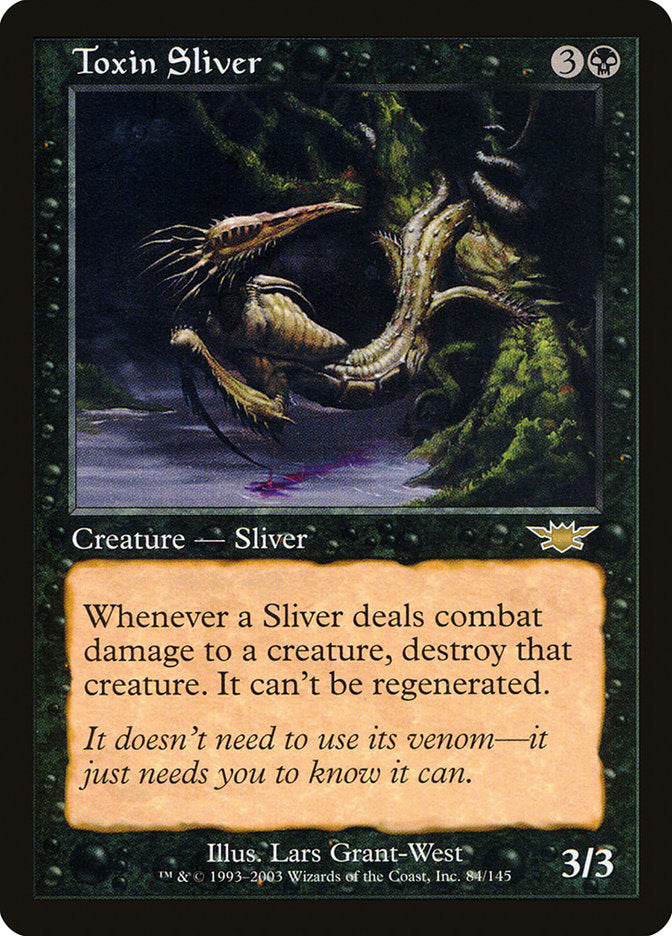 Toxin Sliver [Legions] Magic: The Gathering