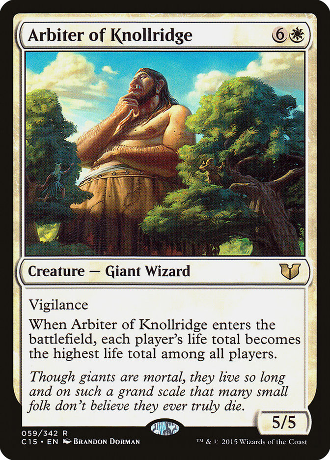 Arbiter of Knollridge [Commander 2015] Magic: The Gathering