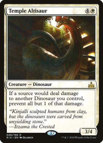 Temple Altisaur [Rivals of Ixalan] Magic: The Gathering