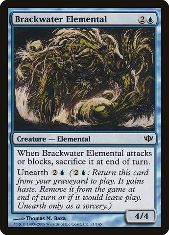 Brackwater Elemental [Conflux] Magic: The Gathering