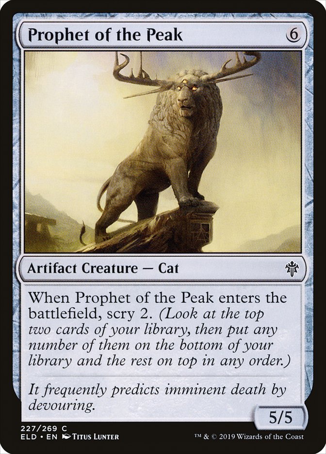 Prophet of the Peak [Throne of Eldraine] Magic: The Gathering