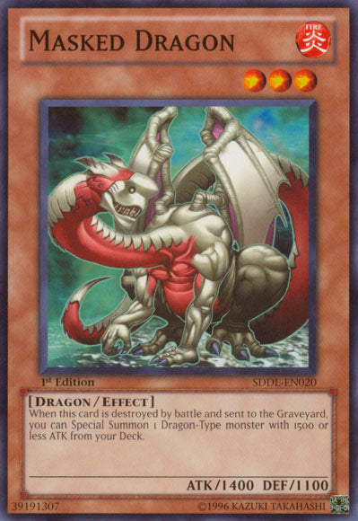 Masked Dragon [SDDL-EN020] Common Yu-Gi-Oh!