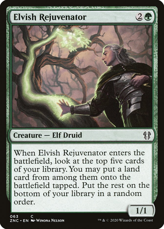 Elvish Rejuvenator [Zendikar Rising Commander] Magic: The Gathering