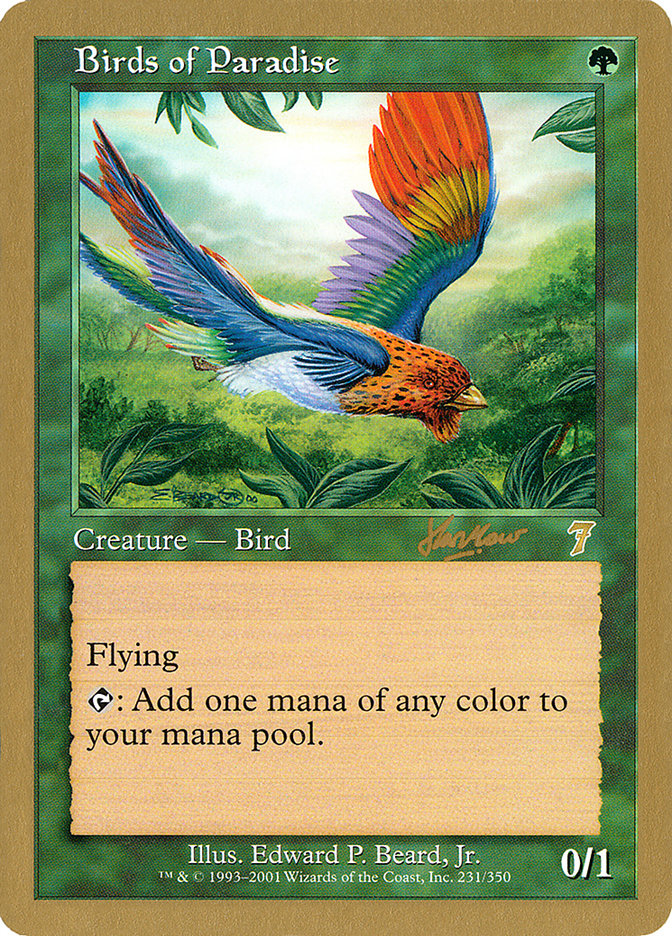 Birds of Paradise (Sim Han How) [World Championship Decks 2002] Magic: The Gathering