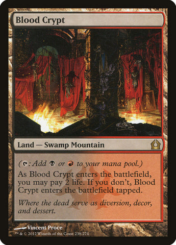 Blood Crypt [Return to Ravnica] Magic: The Gathering