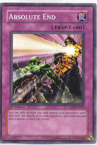 Absolute End [SOD-EN050] Common Yu-Gi-Oh!
