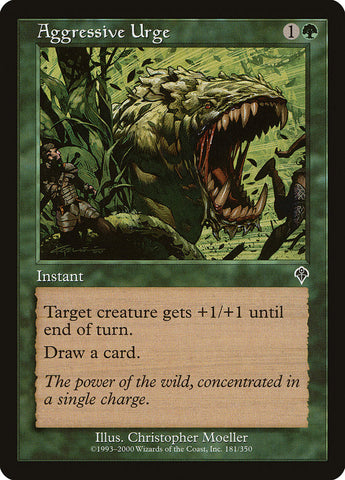 Aggressive Urge [Invasion] Magic: The Gathering
