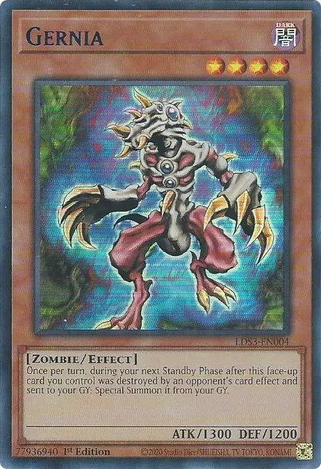 Gernia (Blue) [LDS3-EN004] Ultra Rare Yu-Gi-Oh!