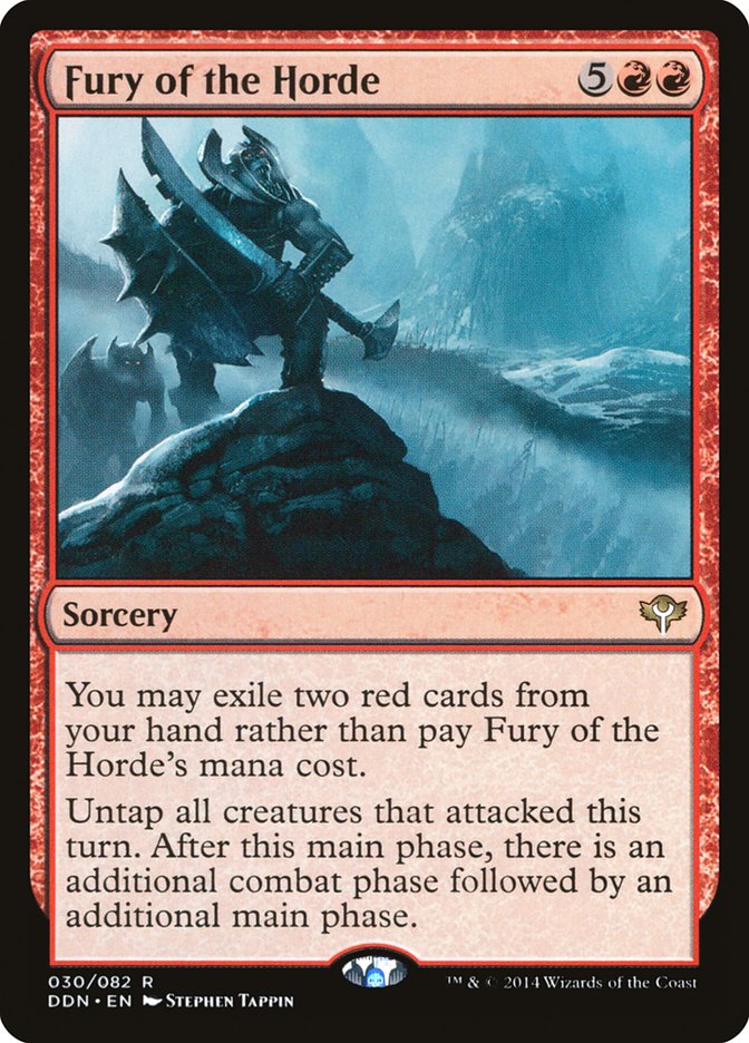 Fury of the Horde [Duel Decks: Speed vs. Cunning] Magic: The Gathering