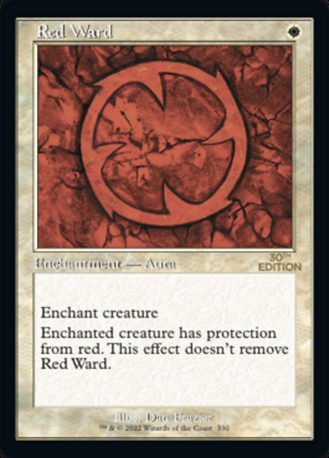 Red Ward (Retro) [30th Anniversary Edition] Magic: The Gathering