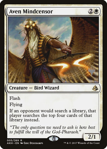 Aven Mindcensor (Promo Pack) [Amonkhet Promos] Magic: The Gathering