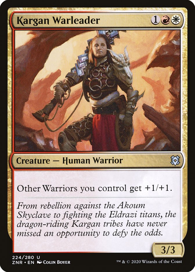 Kargan Warleader [Zendikar Rising] Magic: The Gathering