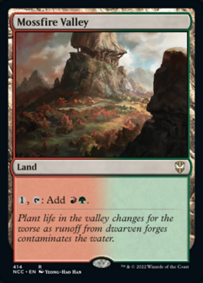 Mossfire Valley [Streets of New Capenna Commander] Magic: The Gathering