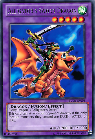 Alligator's Sword Dragon [TU08-EN008] Rare Yu-Gi-Oh!