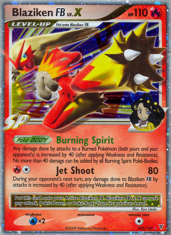 Blaziken FB LV.X (142/147) [Platinum: Supreme Victors] Pokémon