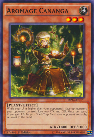 Aromage Cananga [MP16-EN070] Common Yu-Gi-Oh!
